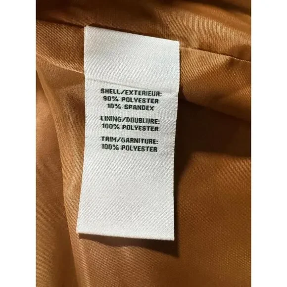 NWT Bagatelle Collection Crochet Trim Jacket Caramel Size XS - Picture 9 of 12